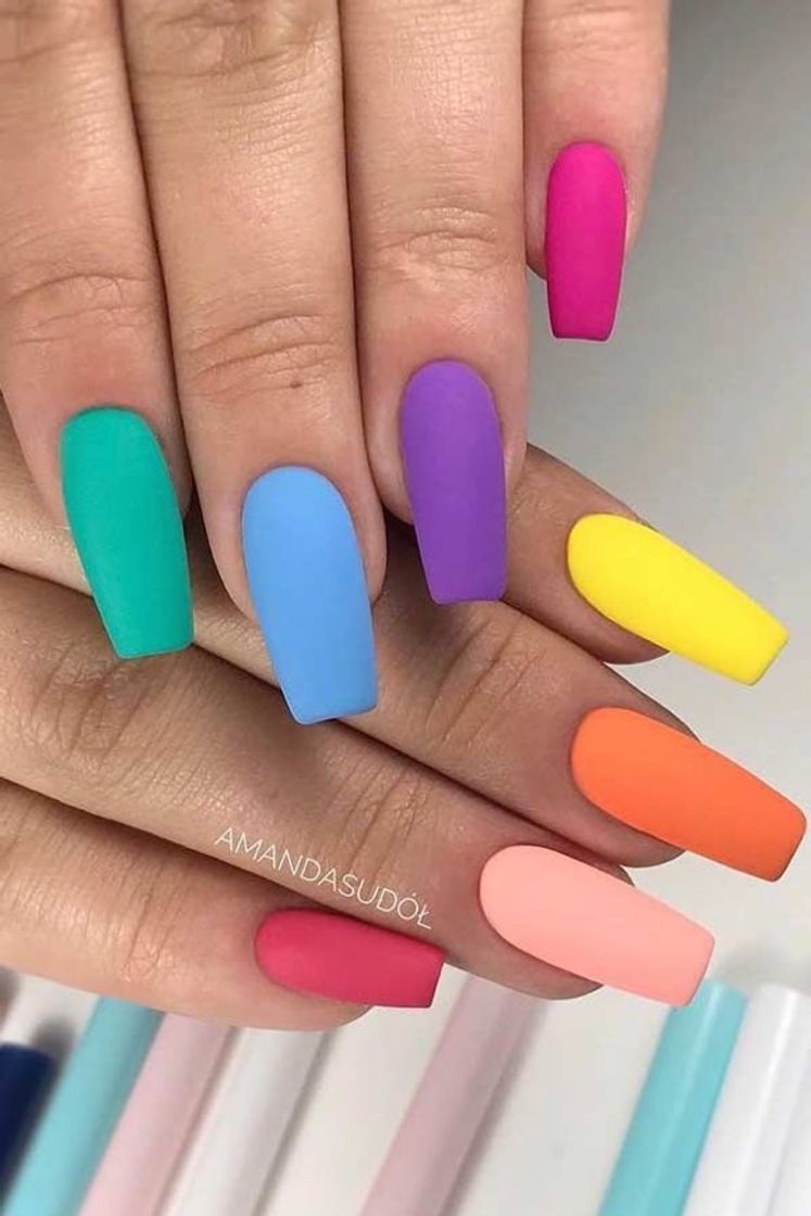 Moda Unhas coloridas 💅🏼