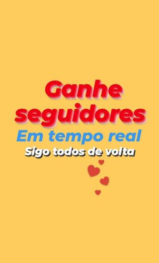 Ganhe Seguidores em Tempo REAL