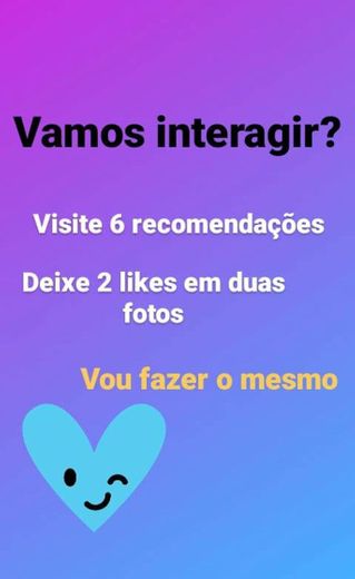 Vamos interagir?