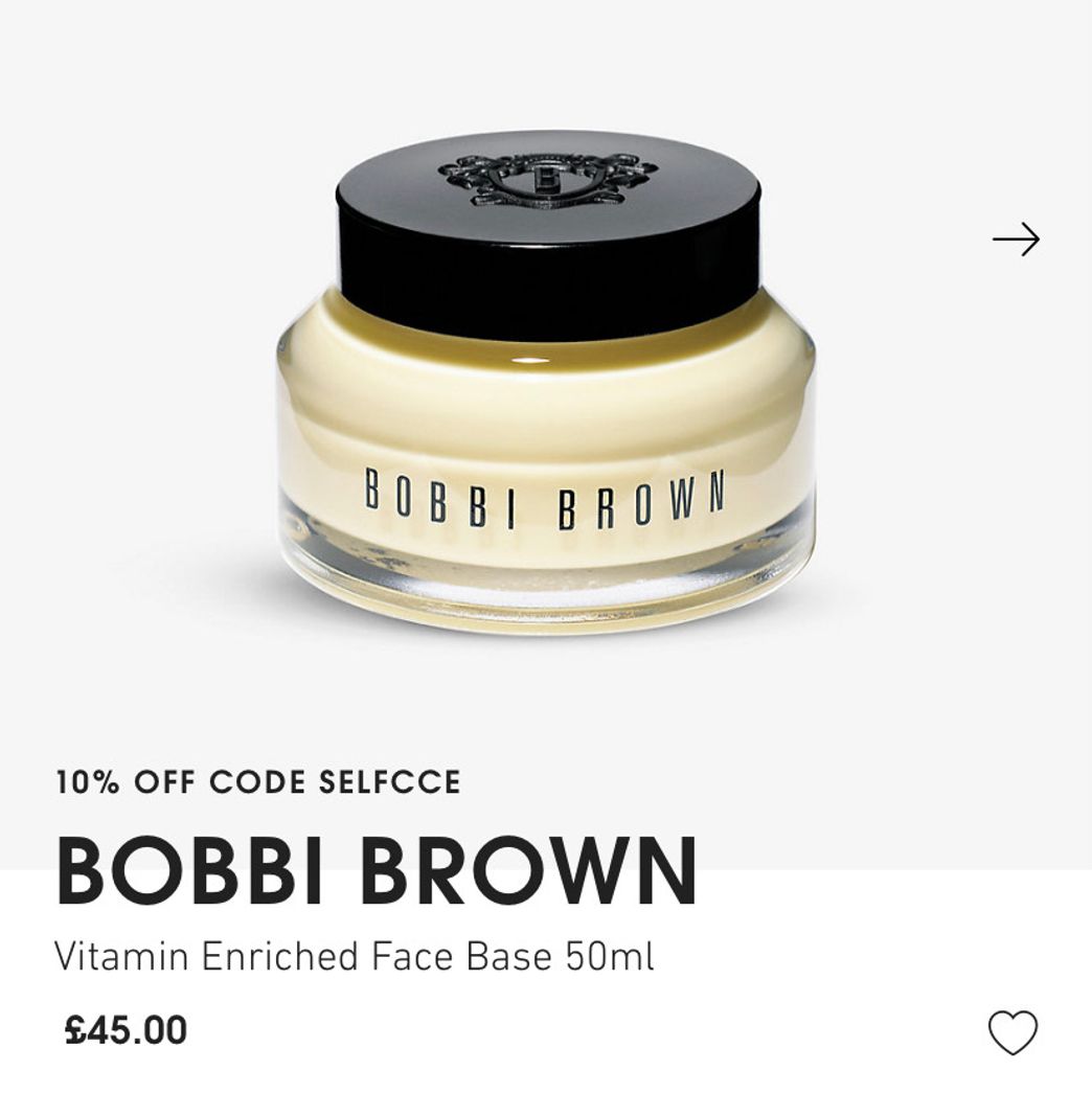 Product Vitamin Enriched Face Base 50ml Bobbi Brown