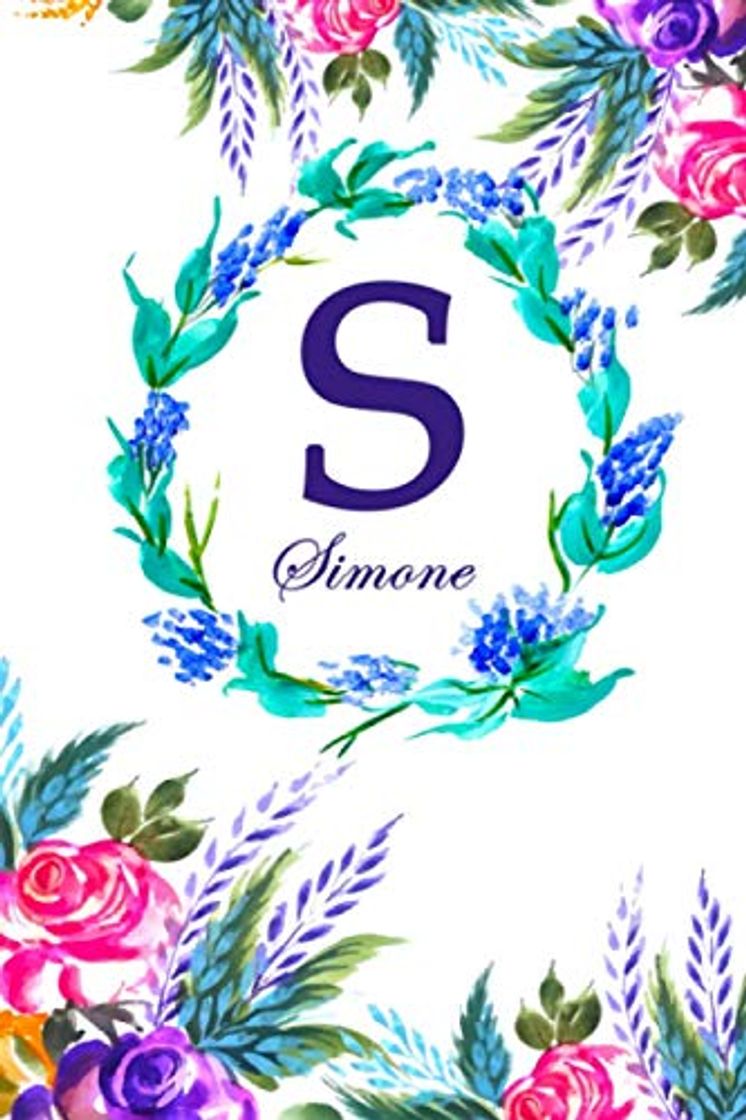 Book S: Simone: Simone Monogrammed Personalised Custom Name Daily Planner