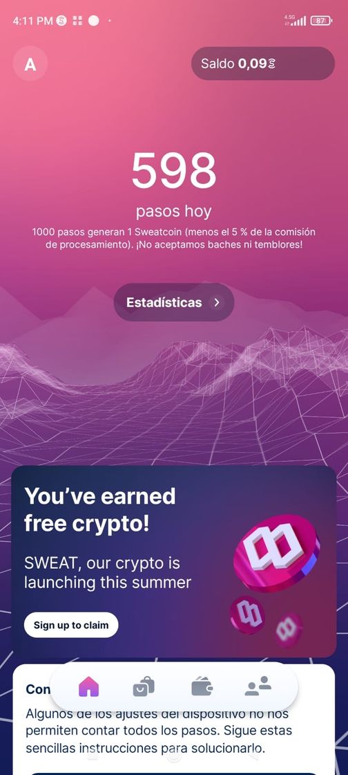 App Sweatcoin 