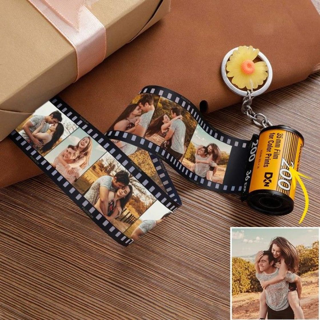 Moda Custom Keychain Film Camera Roll Multiphoto Colorful Romantic ...