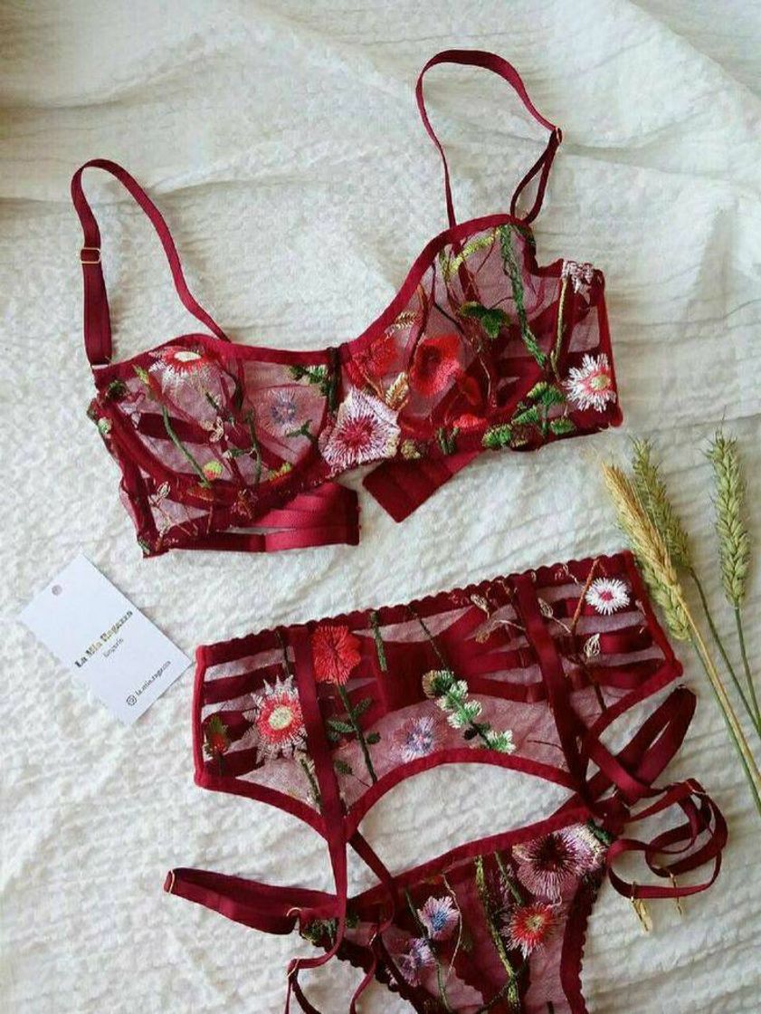 Moda Lingerie floral 🌸