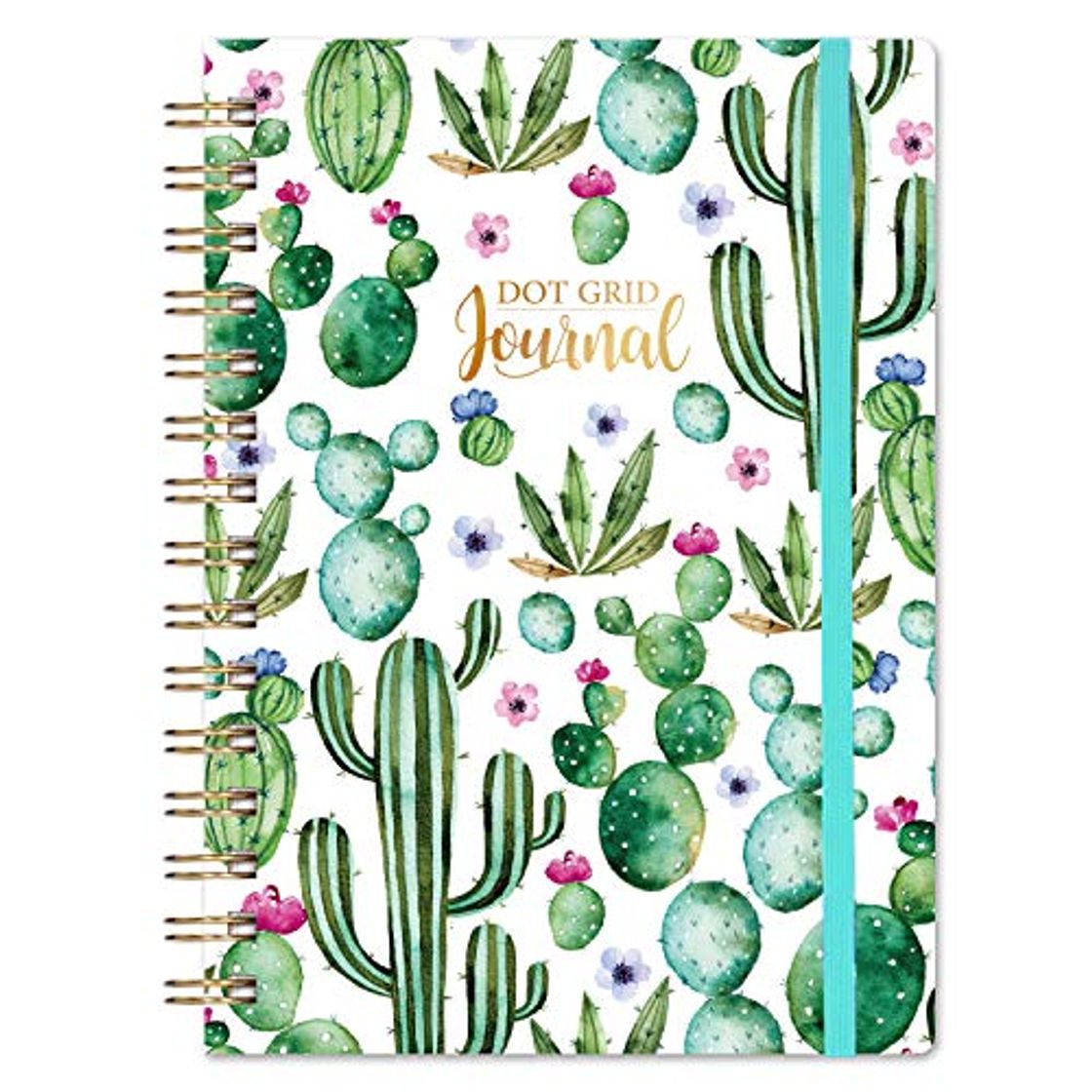 Book Cuaderno de puntos, diario de cuadrícula con puntos, bala con papel grueso premium, 14,6 x 21,6 cm, tapa dura y bolsillo interior fino para suministros escolares, hogar y oficina