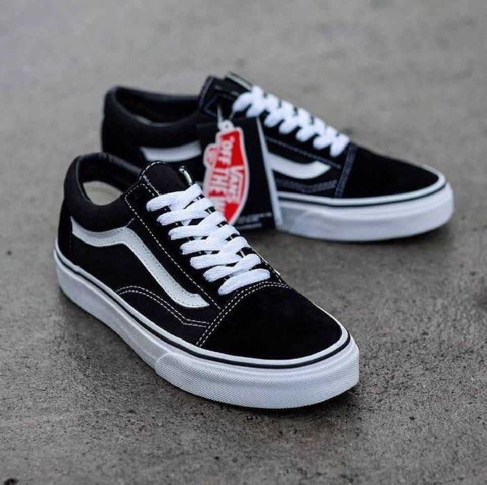 Fashion Vans Old Skool, Zapatillas Unisex Adulto, Negro