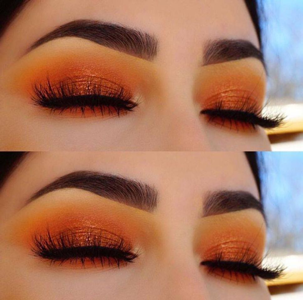 Moda Make laranja 😍