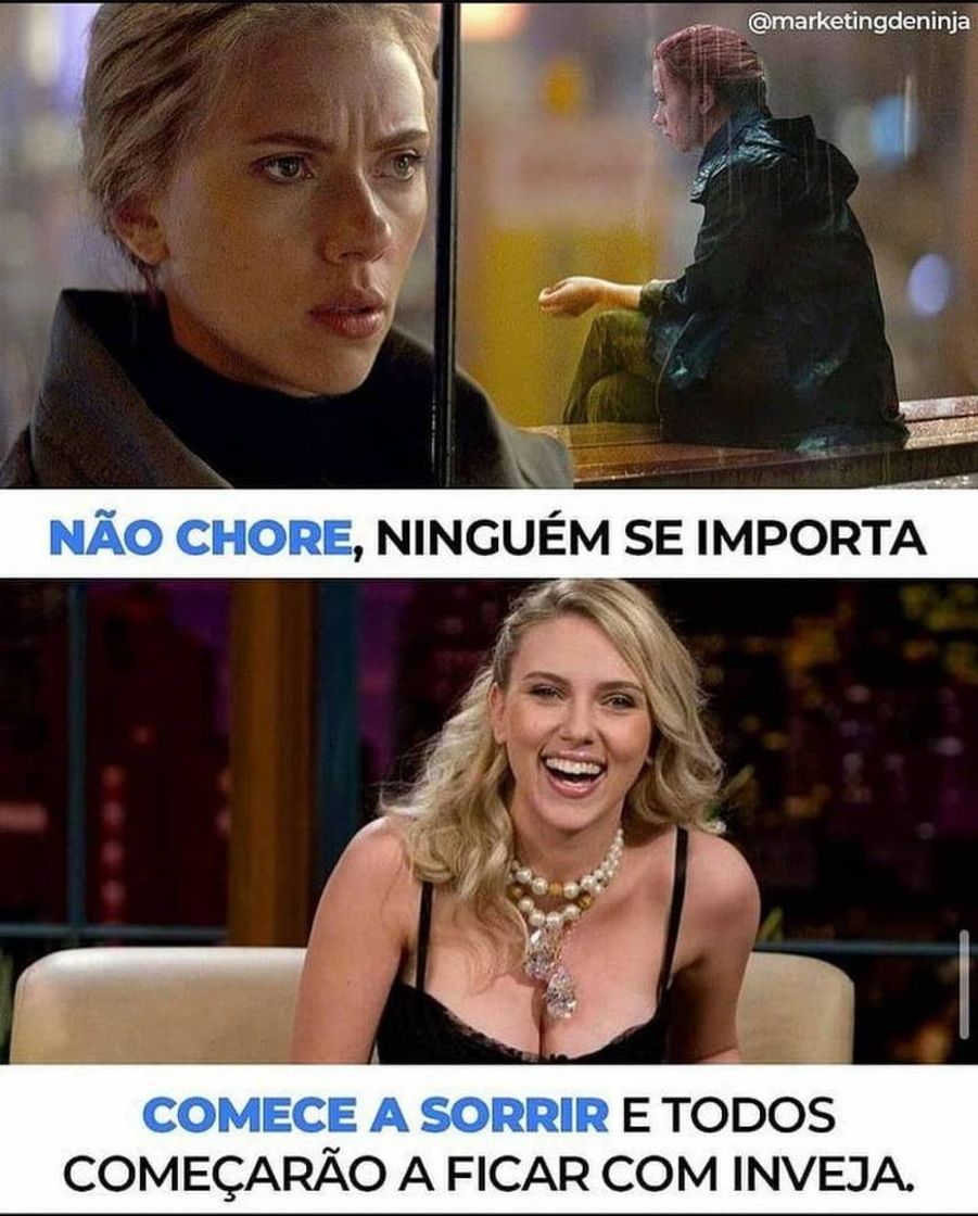 Moda Não chore ninguém se importa!