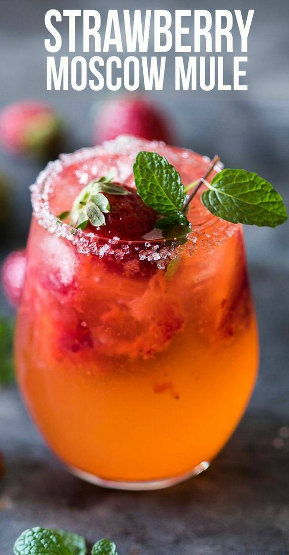 Fashion Strawberry Moscow mule