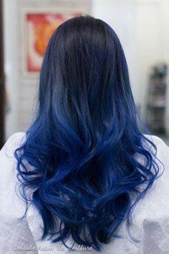 Cabelo azul de metileno