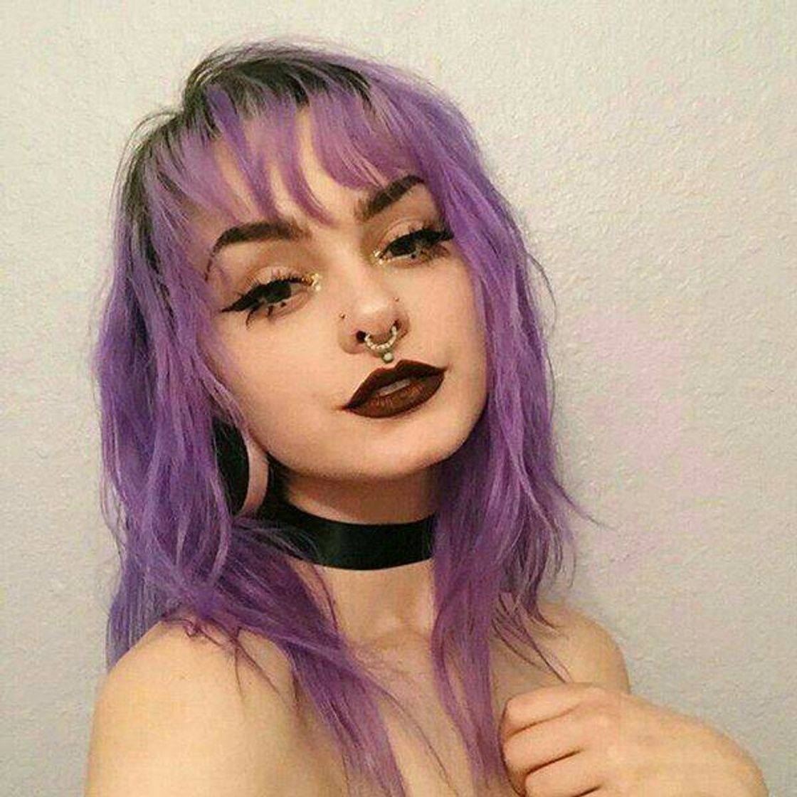 Fashion Purple hair 