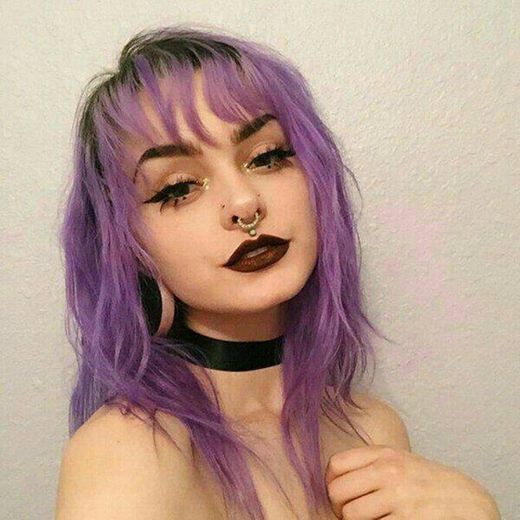 Purple hair 