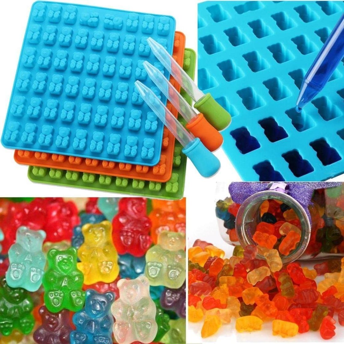 Productos Hunpta Molde de silicona con forma de oso de gomita