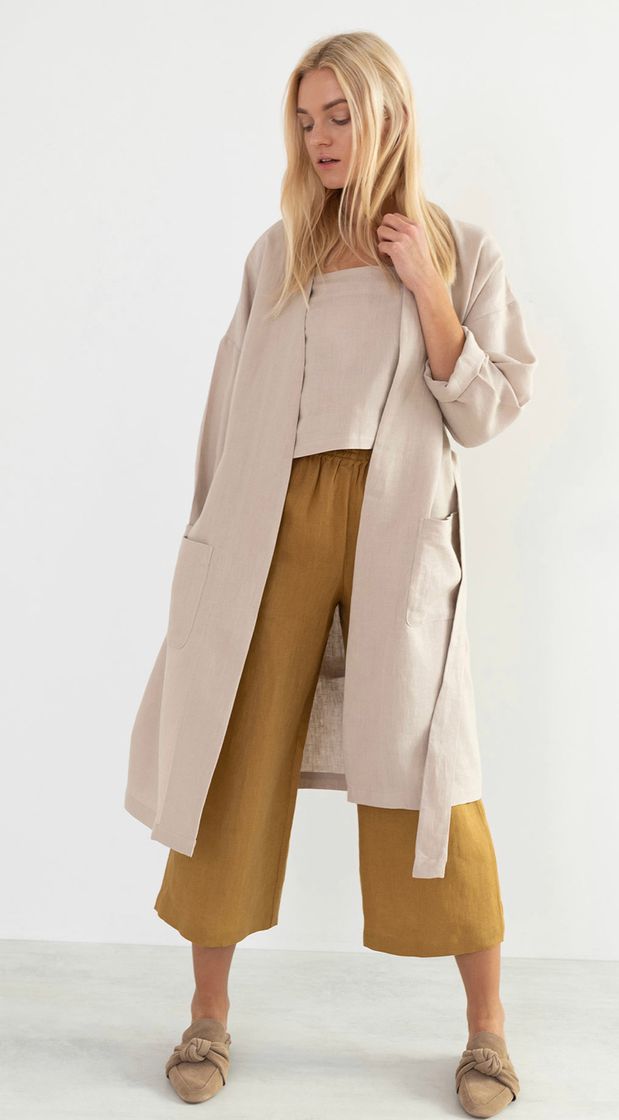 Moda NORA Linen Coat