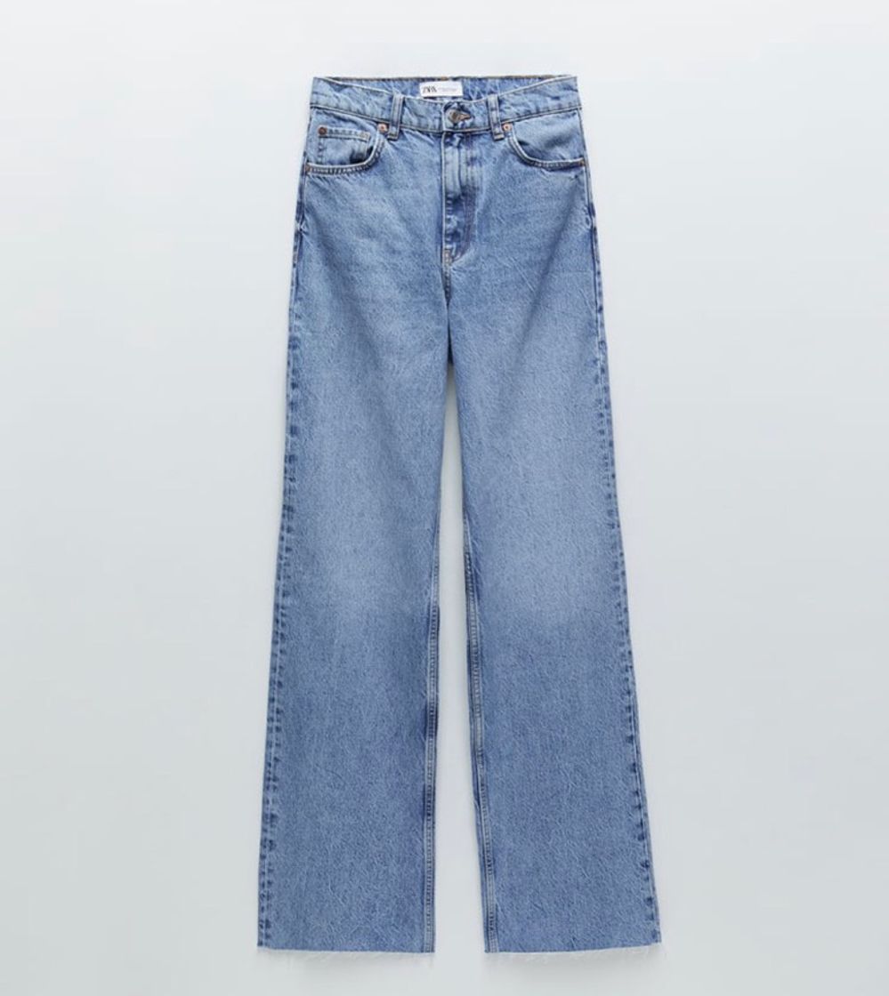 Fashion HI RISE WIDE LEG FULL LENGTH JEANS