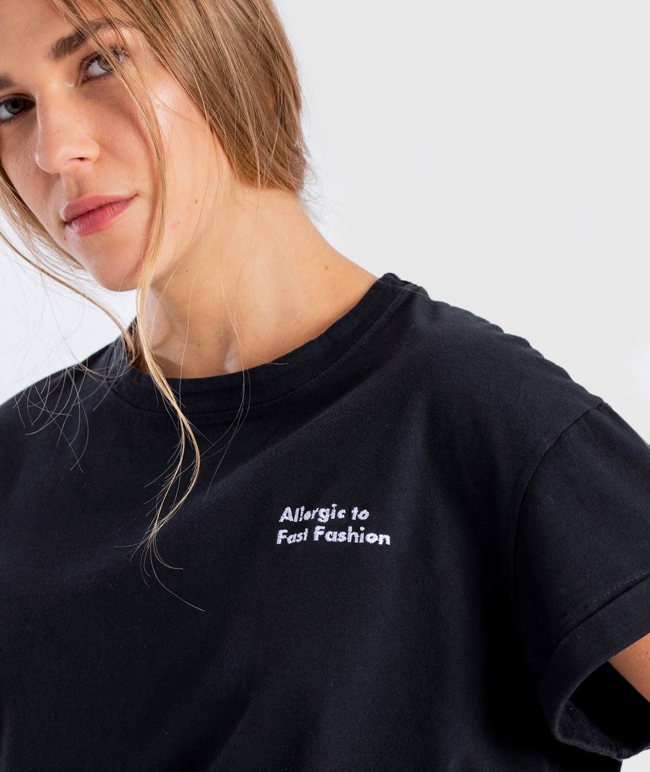 Moda Camiseta ecológica "Allergic"