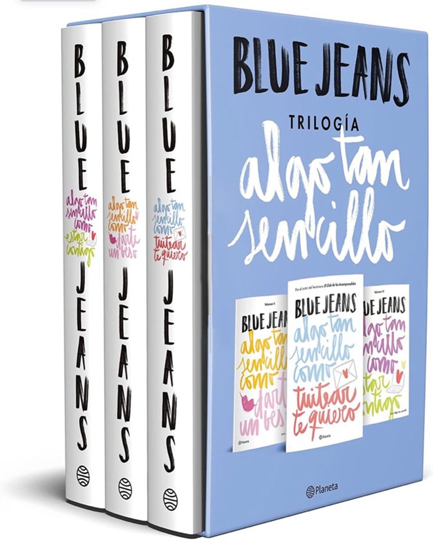 Book Estuche Algo tan sencillo, Blue Jeans