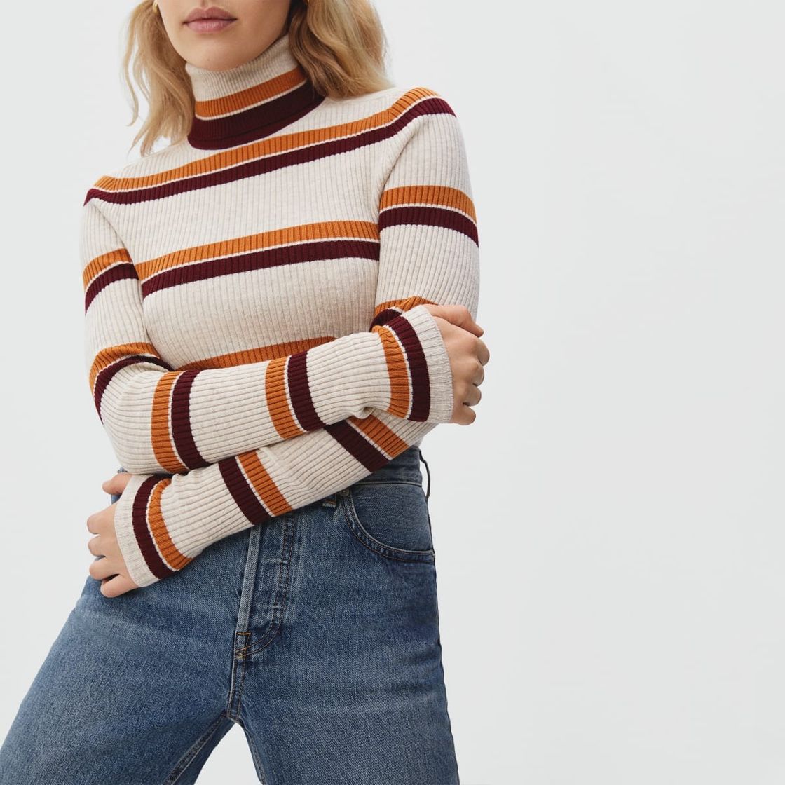 Moda The Italian Merino Rib Turtleneck