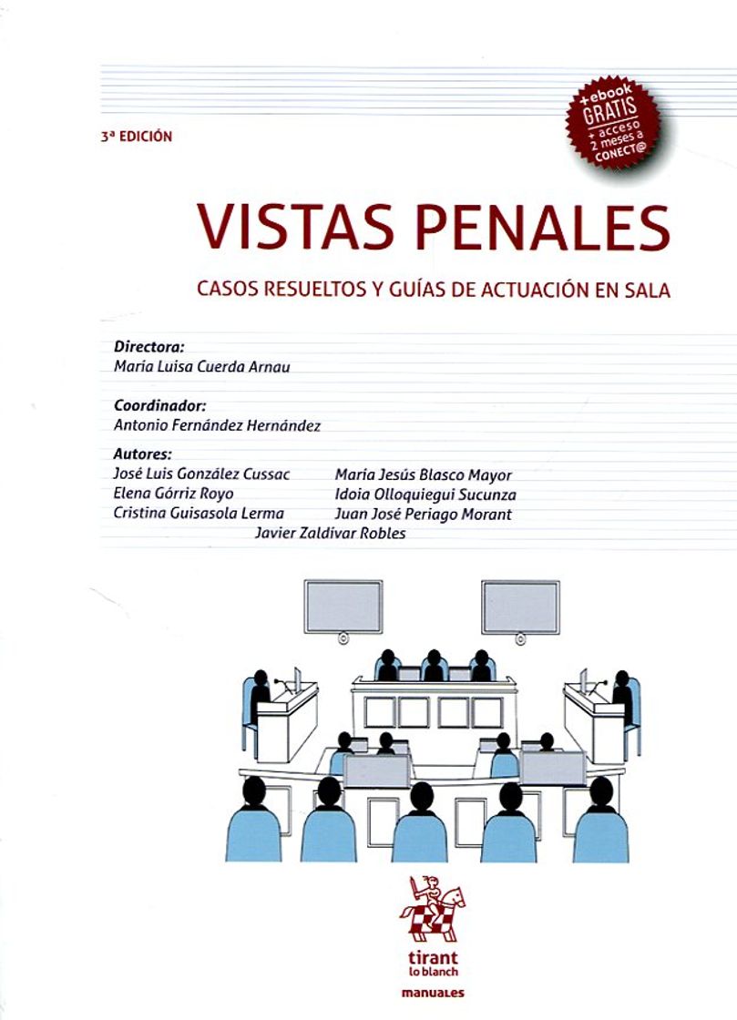 Books Vistas Penales Casos Resueltos y Guías de Actuación en Sala 3ª Edición 2017 - CUERDA ARNAU, MARIA LUISA