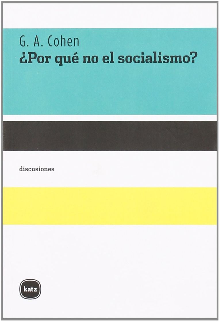 Books  ¿Por qué no el socialismo? - COHEN GERALD A.