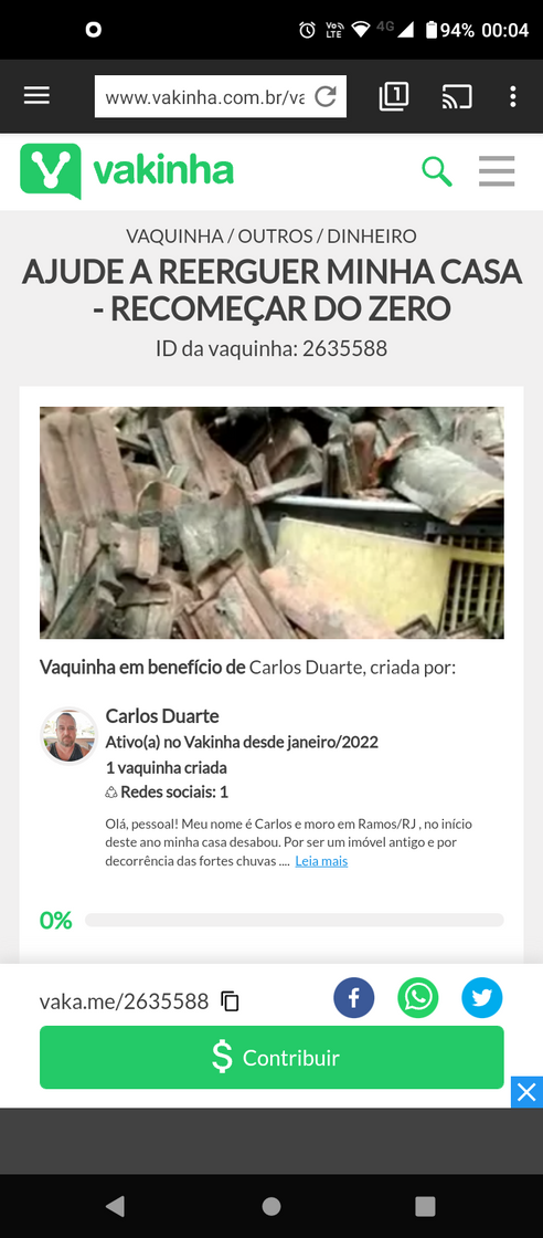 Moda Ajude a reerguer minha casa. http://vaka.me/2635588