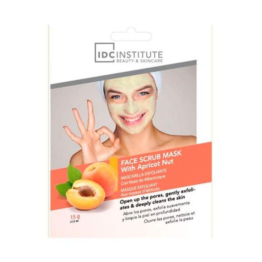 Face Scrub Mask With Apricot Nut IDC INSTITUTE Mascarilla facial ...