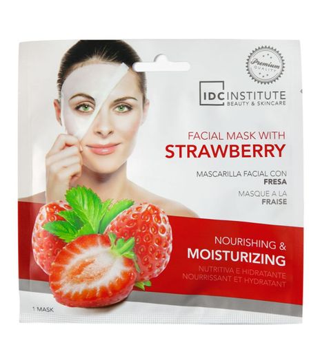 Facial Mask With Strawberry IDC INSTITUTE Mascarilla facial ...