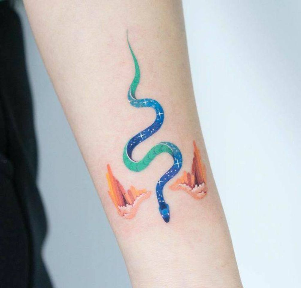 Social Tatugem colorida 