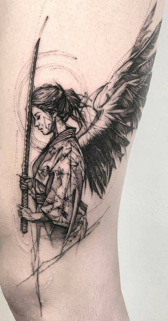 Social Tatuagem de uma guerreira