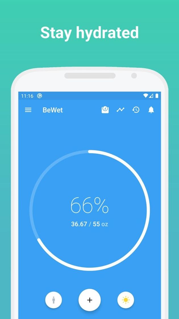 App Bewet- lembretes de beber água