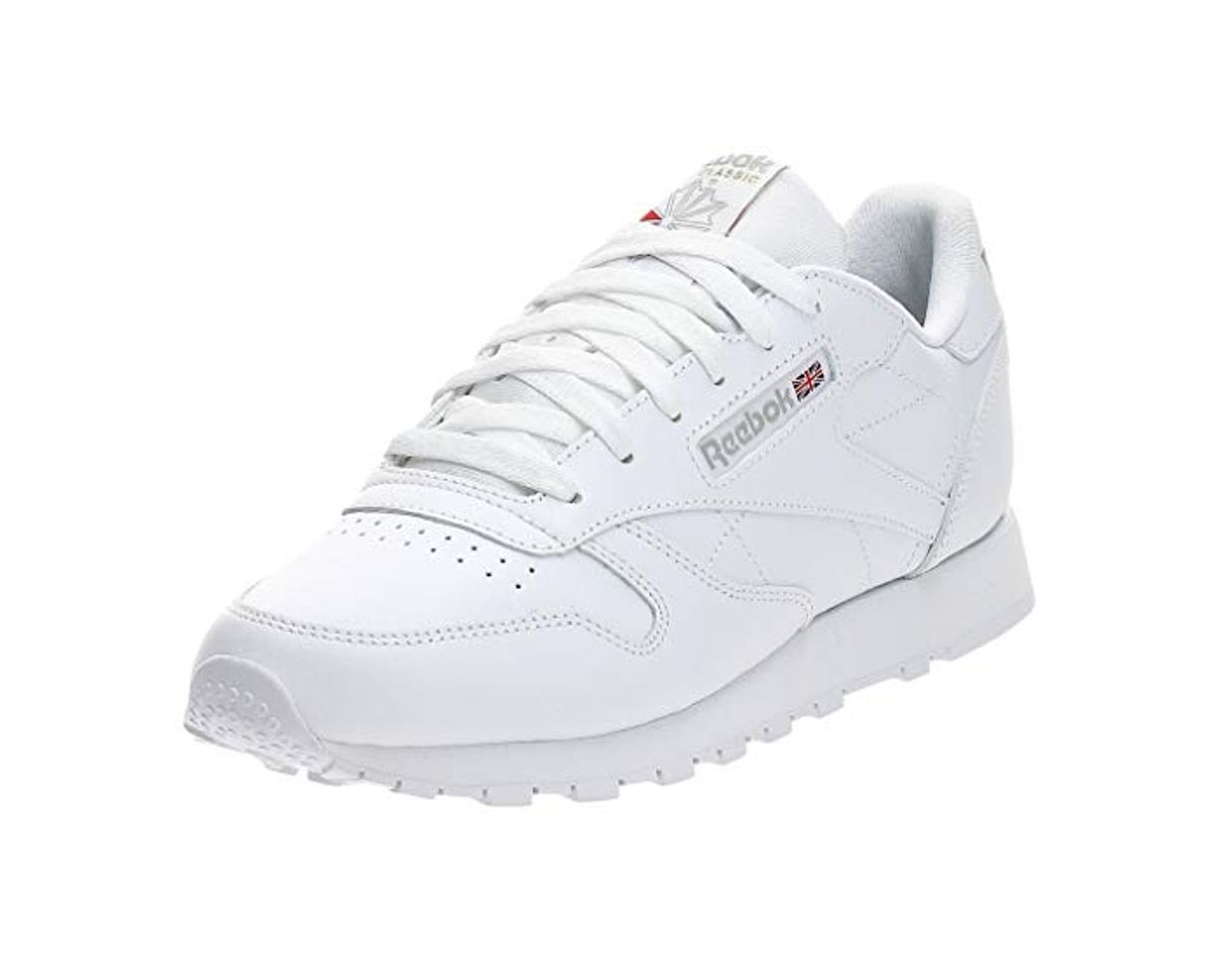 Moda Reebok Classic Leather Zapatillas, Mujer, Blanco, 38.5 EU