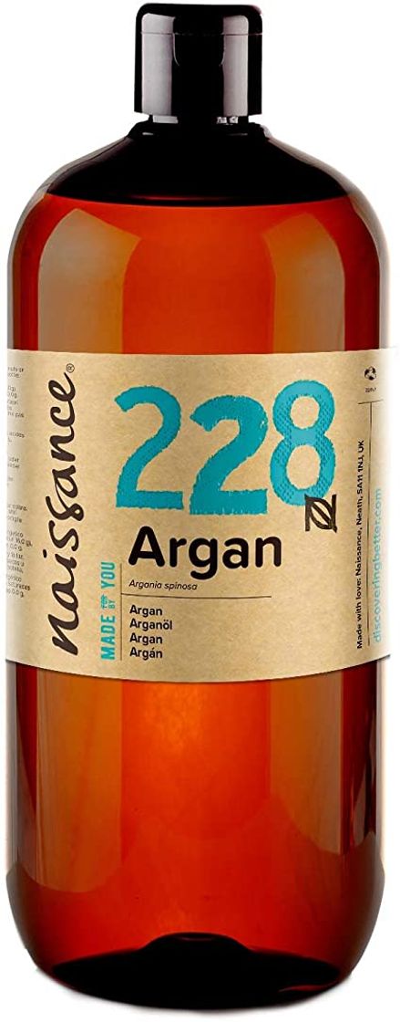 Fashion 1 litro de Aceite de Argán PURO, prensado en frío. 