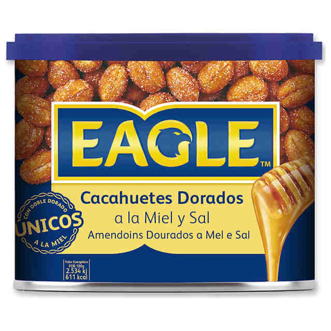 Producto Cacahuetes Fritos Dorados a la Miel Eagle 250gr