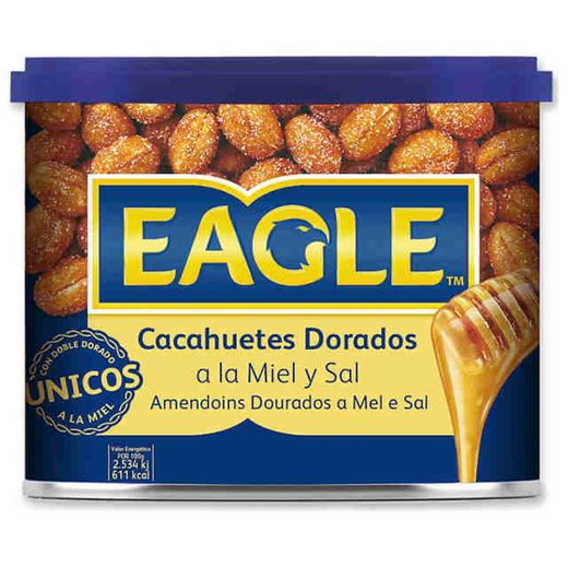 Cacahuetes Fritos Dorados a la Miel Eagle 250gr