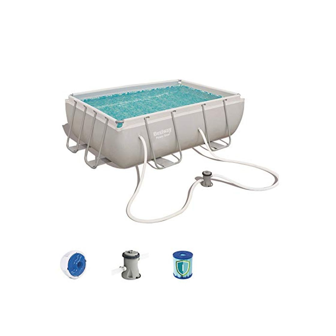 Productos Bestway 56629 - Piscina Desmontable Tubular Power Steel 282x196x84 cm Depuradora de