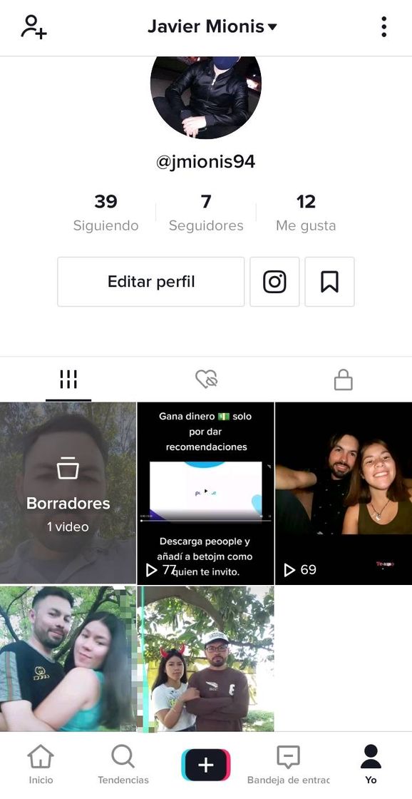 Social Cuenta tiktok