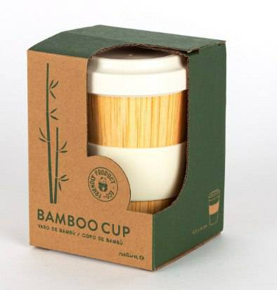 Fashion VASO BAMBOO CON TAPA - Natura