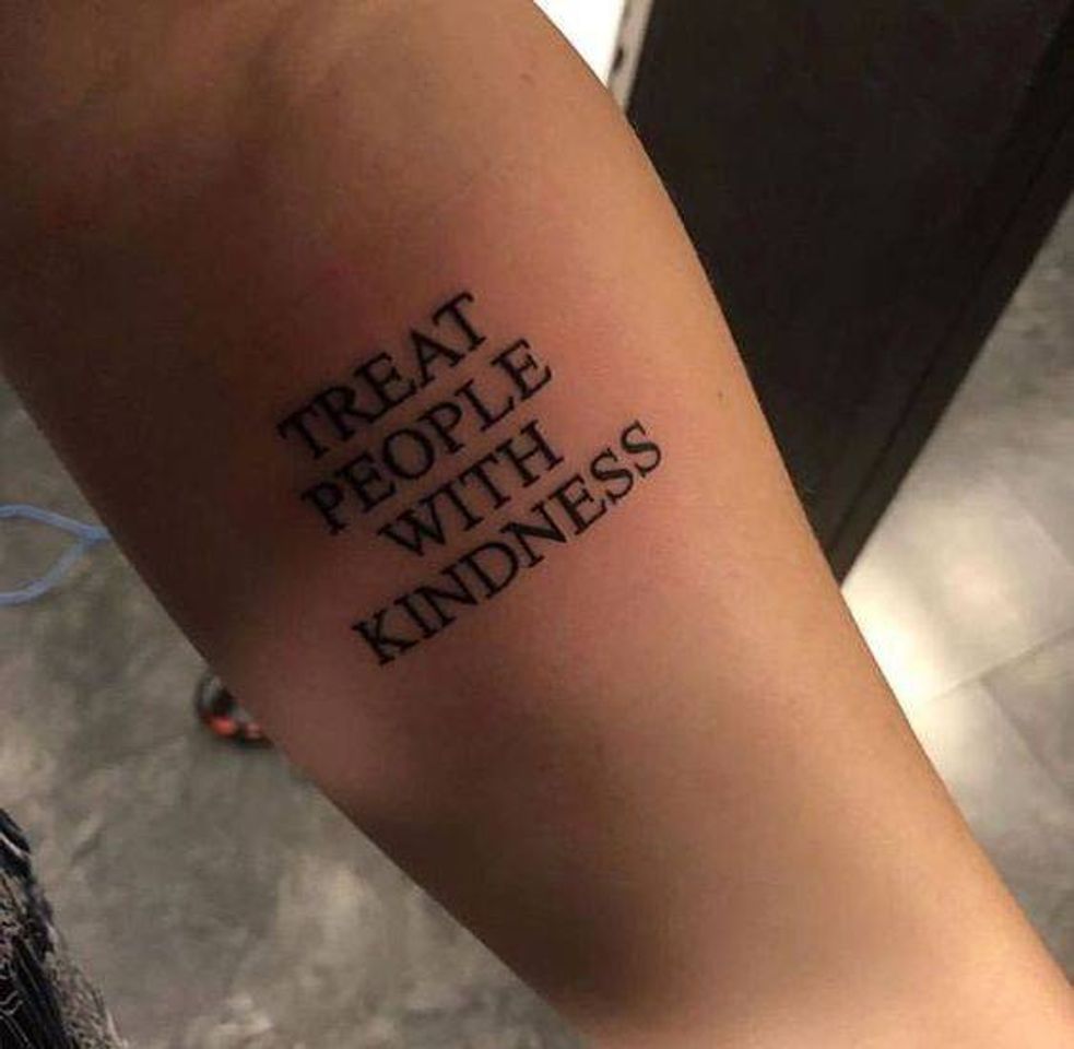 Moda tattoo Harry Styles Quote