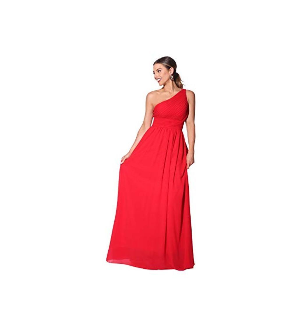 Product KRISP Vestido Mujer Fiesta Largo Talla Grande Hombro Descubierto Invitada Boda Dama,