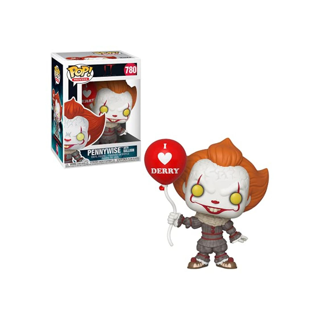 Juego Funko- Pop Figura de Vinilo: Películas: Pink Balloonz-Balloon 4 Coleccionable, Multicolor