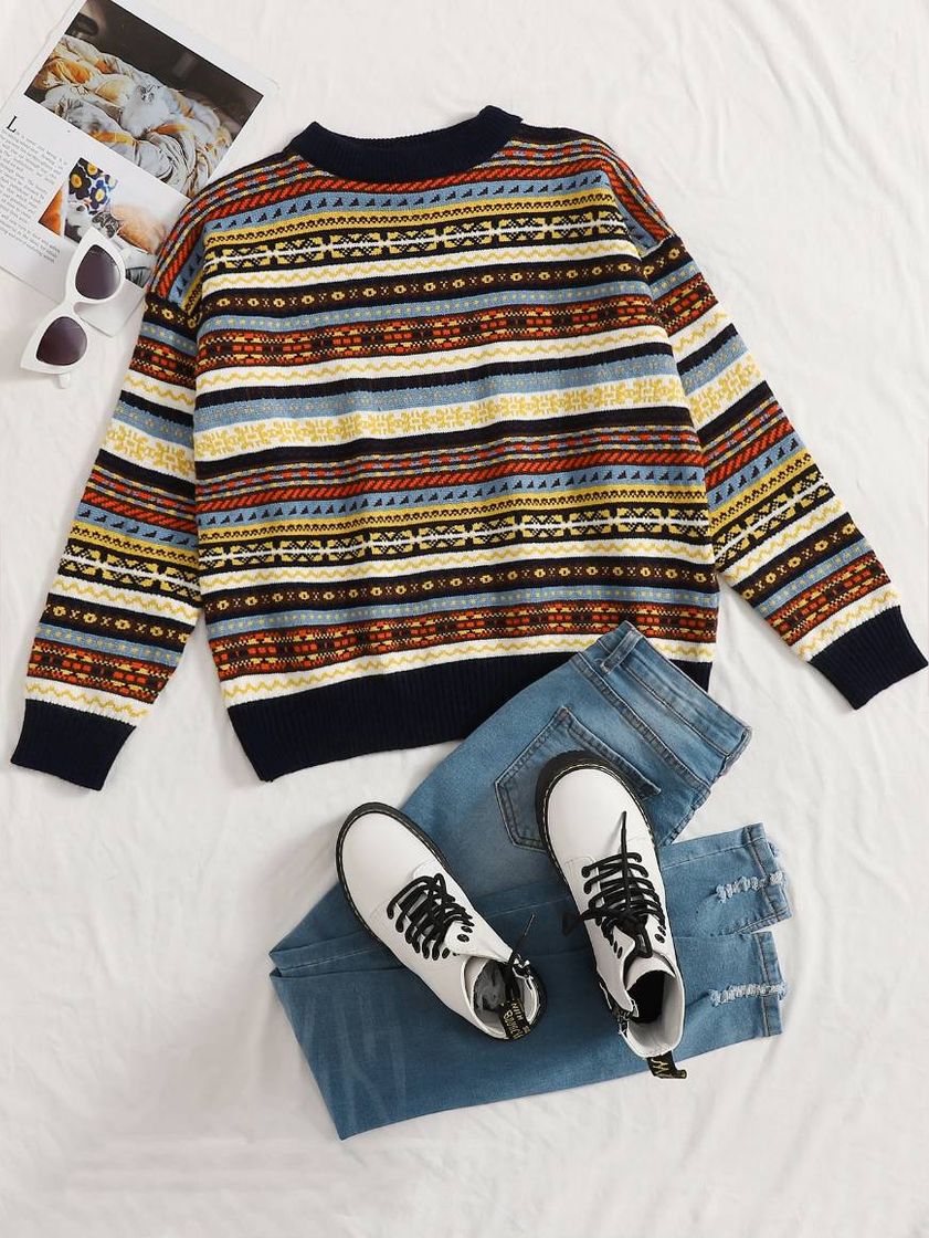 Moda Sweater tribal 