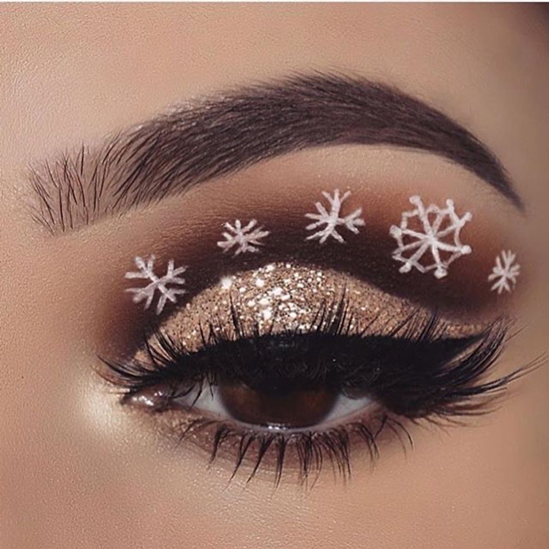 Social E essa make de natal, QUE MARAVILHOSA✨❄️✨❄️