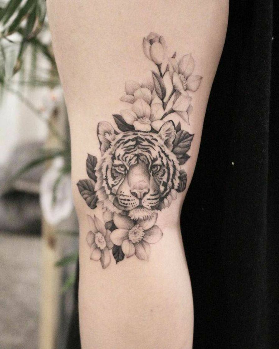 Moda Tatto de tigre