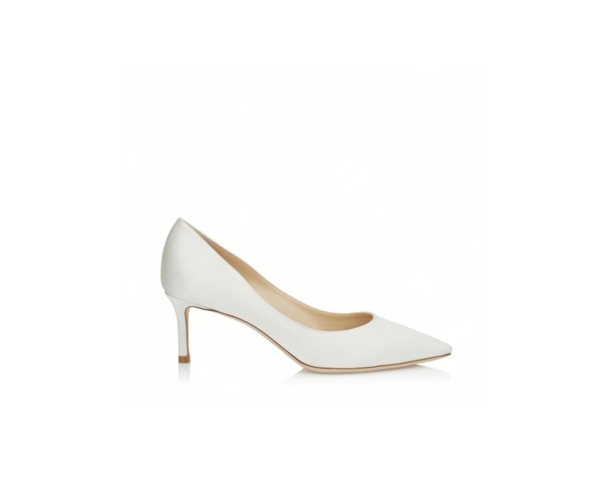 Social Ivory Satin Pointy Toe Pumps