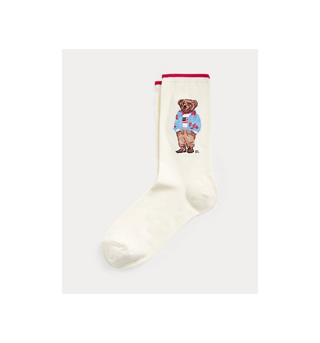 Moda Polo Bear Crew Socks 11