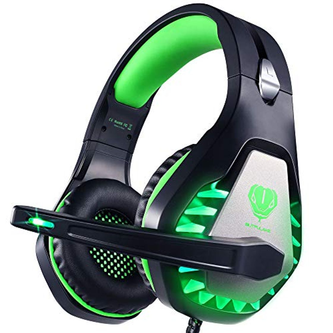 Product Auriculares Gaming PS4,Cascos Gaming de Estéreo con Micrófono Bass Surround y Cancelación