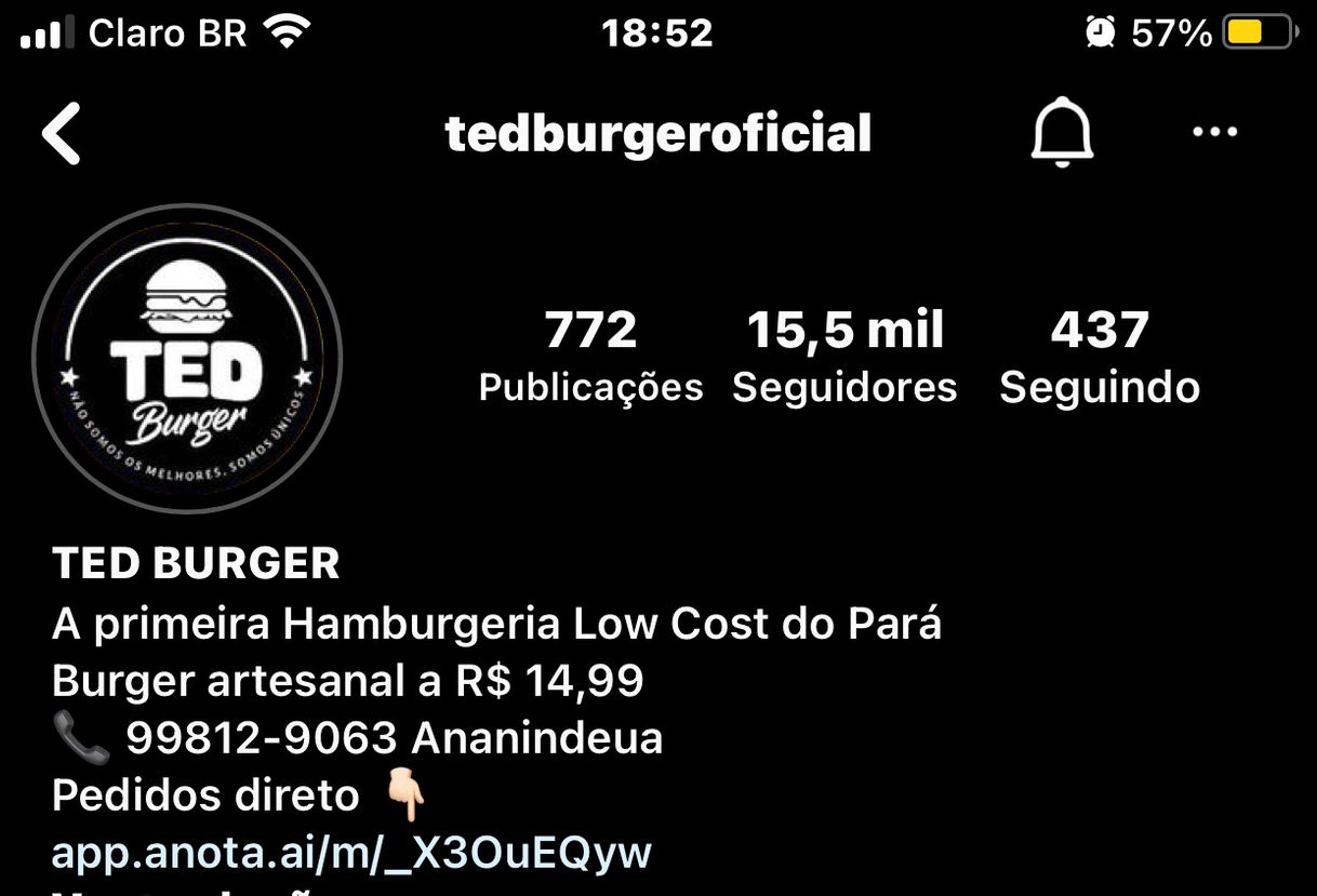 Restaurantes @TEDBURGEROFICIAL