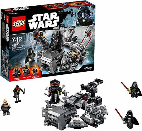 Productos LEGO Star Wars - Transformación de Darth Vader, set de Juguete para