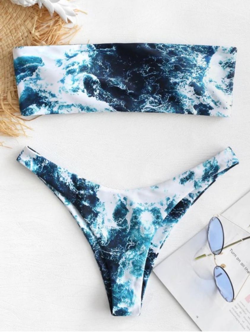 Fashion Estampa do mar  🌊 Bikini na ZAFUL 