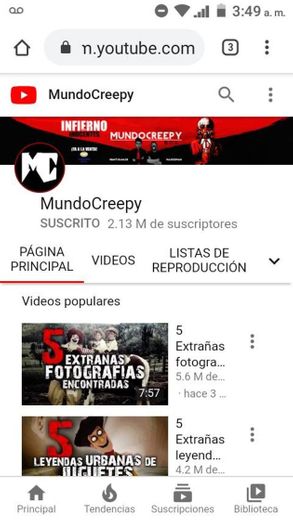 Mundo Creepy - Startseite 